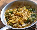糖質制限！レタスのミートソースパスタ作り方3写真