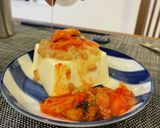 お豆腐にキムチと納豆乗せました。作り方1写真