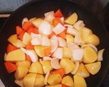 絶品☆手羽元の鶏じゃが作り方2写真