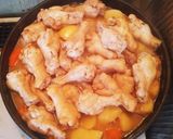 絶品☆手羽元の鶏じゃが作り方4写真