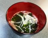鍋不要！「お一人様用」ワカメスープ作り方3写真