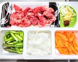 牛肉とアスパラガスのオイスターソース炒め作り方1写真