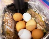 低温調理で超柔らか鶏胸サラダチキン＆温玉作り方9写真