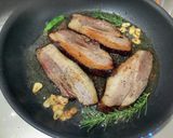 生トマトソースでベーコンステーキ作り方9写真