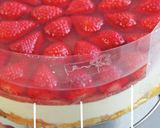 さらに美味しく* 苺のレアチーズケーキ作り方28写真