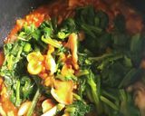 ◆ホウレン草と舞茸のミートソース焼き◆作り方5写真