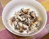 ナスと干物のたたき風作り方1写真