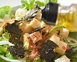 カット絹豆腐と新玉、アボカドのサラダ♪作り方4写真