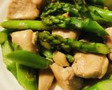 鶏むね肉＆アスパラガスのあっさり炒め作り方4写真