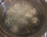 ふわふわ鶏団子と白菜のスープ作り方2写真