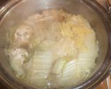 ふわふわ鶏団子と白菜のスープ作り方3写真