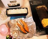 鮭とほたてバジルソテー弁当作り方2写真