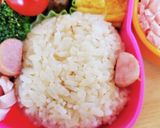 キャラ弁☆GWの思い出☆おさるさん弁当☆作り方5写真
