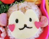 キャラ弁☆GWの思い出☆おさるさん弁当☆作り方6写真