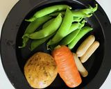 レンチン野菜炒めで！油はねゼロ♡作り方1写真