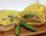 オーブン焼きオムレツロール（アスパラ）作り方8写真