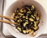 茄子の塩昆布和え作り方3写真