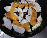 ヨウサマの減塩カボチャの明太チーズ焼き作り方2写真