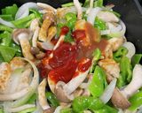 鶏と野菜のナポリタン作り方7写真