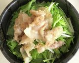 カリカリ豚と水菜の塩うどん☆作り方5写真