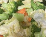 卵でまろやか！温野菜としらすのサラダ作り方4写真
