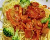 ピエトロで簡単トマトガーリックパスタ^^作り方8写真