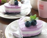 ブルーベリーの簡単レアチーズケーキ。作り方13写真