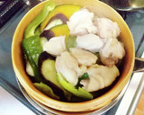焼き肉のたれで。鶏もも肉野菜のせいろ蒸し作り方9写真
