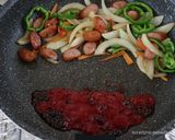 九州こーめんで作るナポリタン作り方5写真