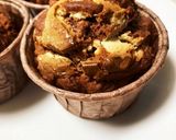 ホワイトチョコとココアのカップケーキ作り方7写真