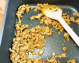 たけのこと挽肉のドライカレー風作り方3写真