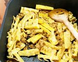 たけのこと挽肉のドライカレー風作り方4写真