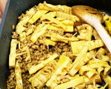 たけのこと挽肉のドライカレー風作り方5写真