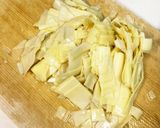 たけのこの姫皮入り麻婆豆腐作り方3写真