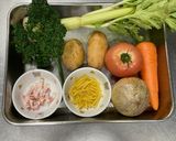 給食のミネストローネ作り方1写真
