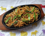 にらともやしの焼きそば♪作り方1写真