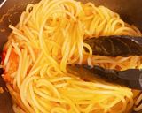 簡単♡海老の濃厚トマトクリームパスタ作り方4写真