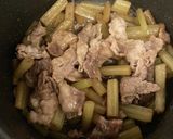 簡単☆ふきと牛肉の炒め物作り方2写真