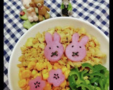 そぼろの卵がないときはコーンで代用♪作り方4写真