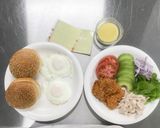 ウフマヨ☆チキンバーガー作り方5写真