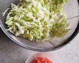 ◆お好み焼き風肉なしとんぺい焼き◆作り方1写真