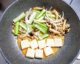 アサリと豆腐と小松菜の中華みそ炒め煮作り方5写真