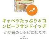 キャベツたっぷり＊コンビーフサンドイッチ作り方11写真