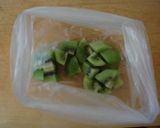 キウイ・マンゴーの冷凍保存（宇宙食風）作り方1写真