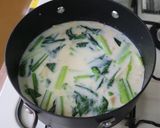 竹の子の豆乳スープ作り方5写真