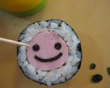 おさかなソーセージ顔の海苔巻き作り方5写真