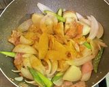 新ジャガイモ&新玉ねぎのカレー風味炒め作り方6写真