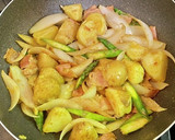 新ジャガイモ＆新玉ねぎのカレー風味炒め作り方7写真