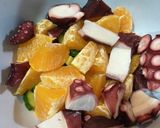 アスリート飯　たことオレンジのセビーチェ作り方1写真
