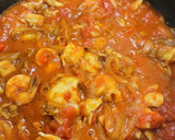 赤魚と舞茸のトマト海鮮パスタ作り方4写真